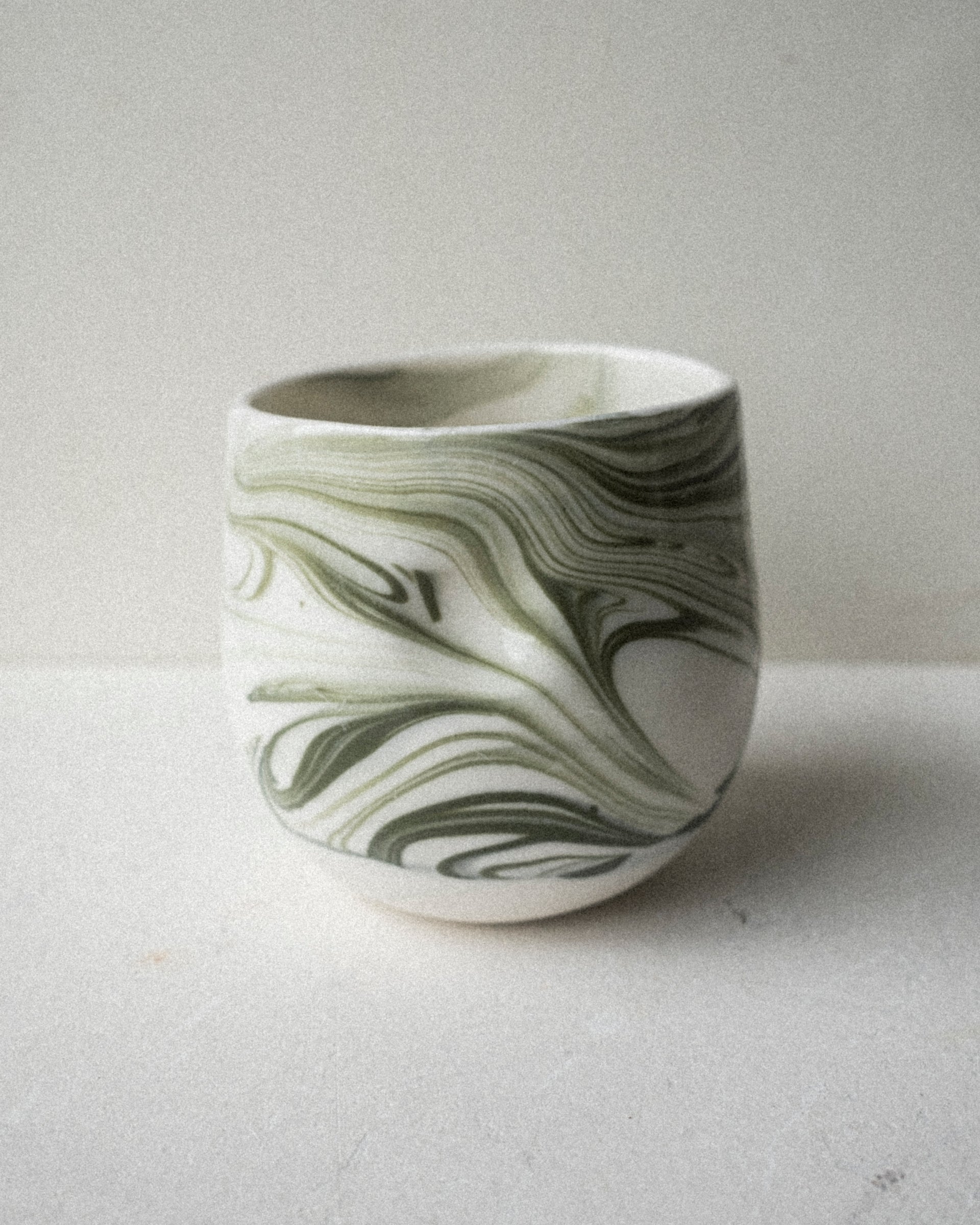 Green Marbled Kumo Cup