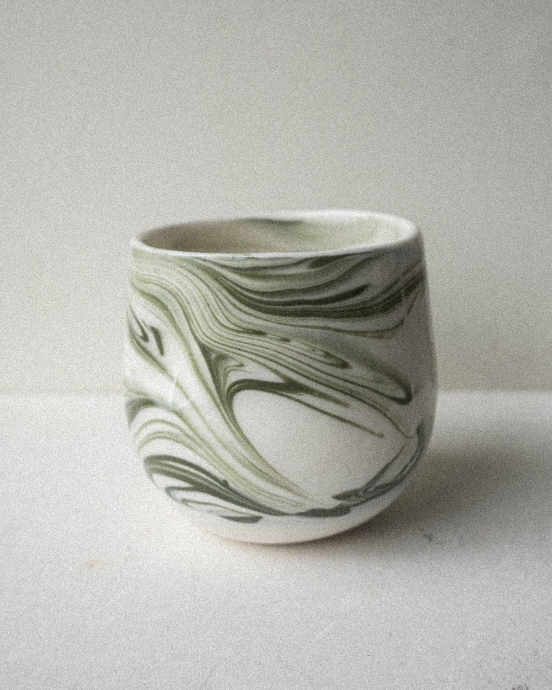 Green Marbled Kumo Cup