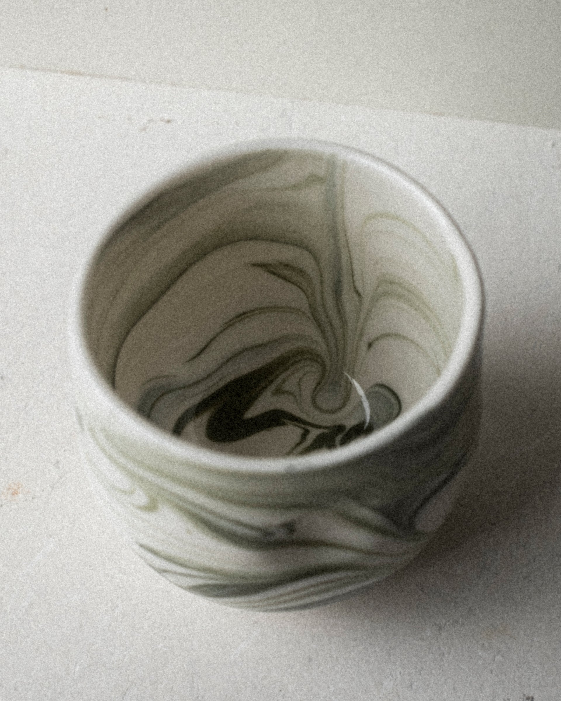 Green Marbled Kumo Cup