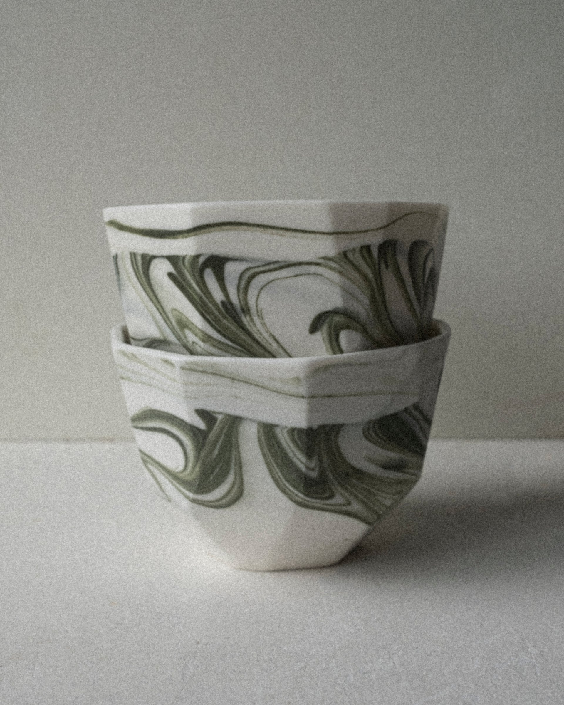 Green Marbled Gem Cup
