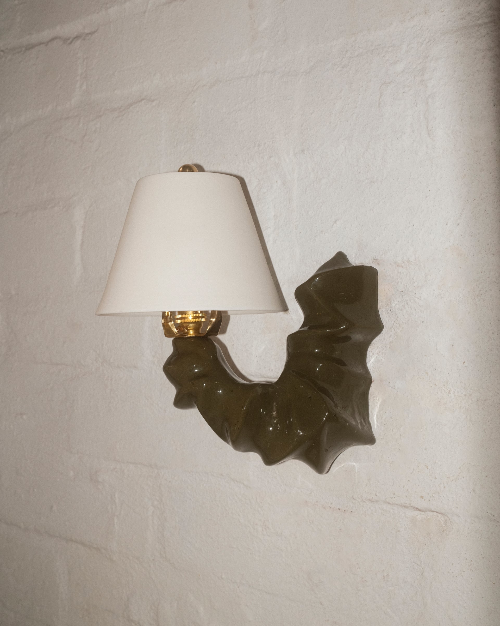 Arco Sconce Forest Green