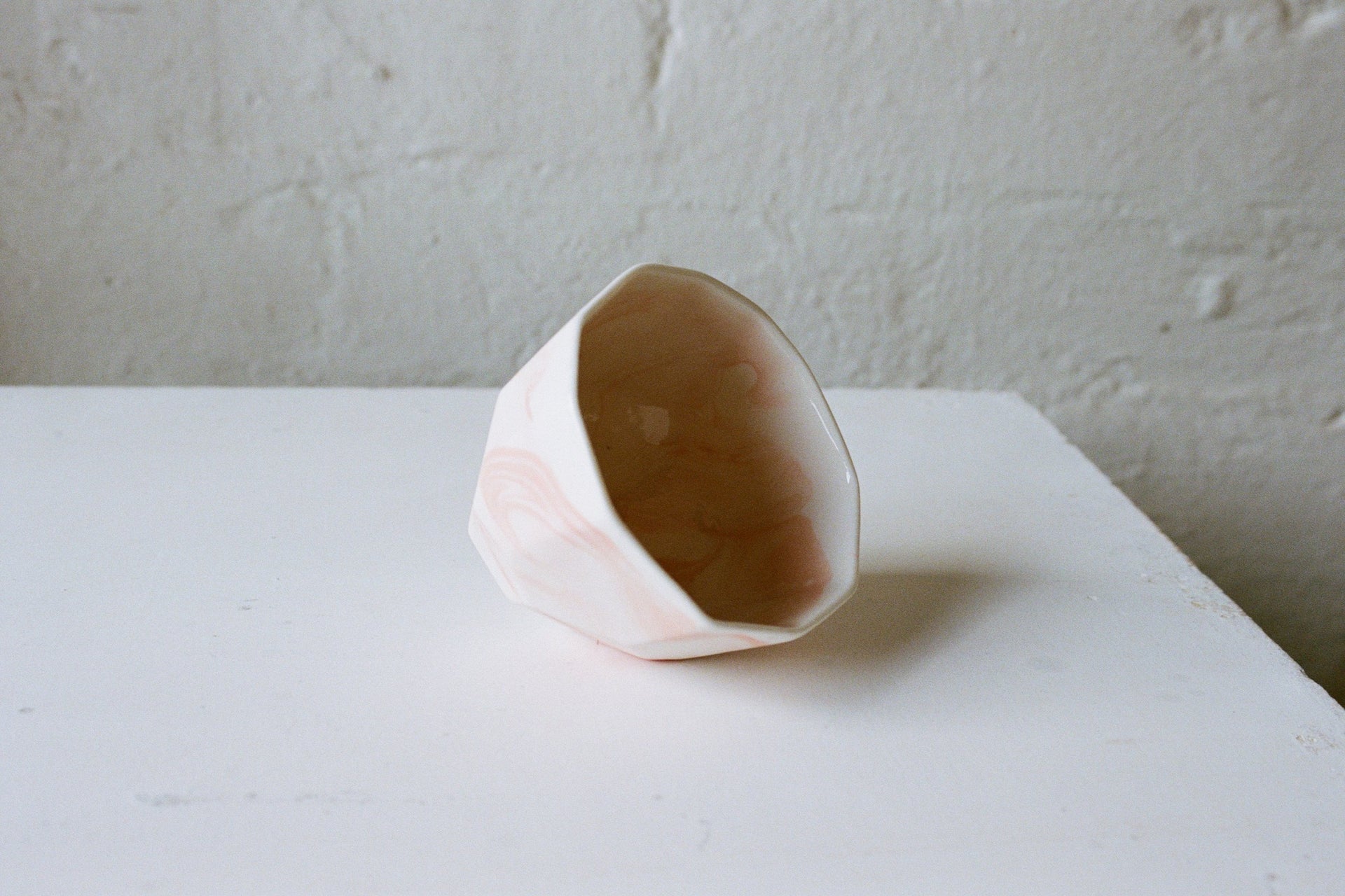Pink Marbled Gem Cup