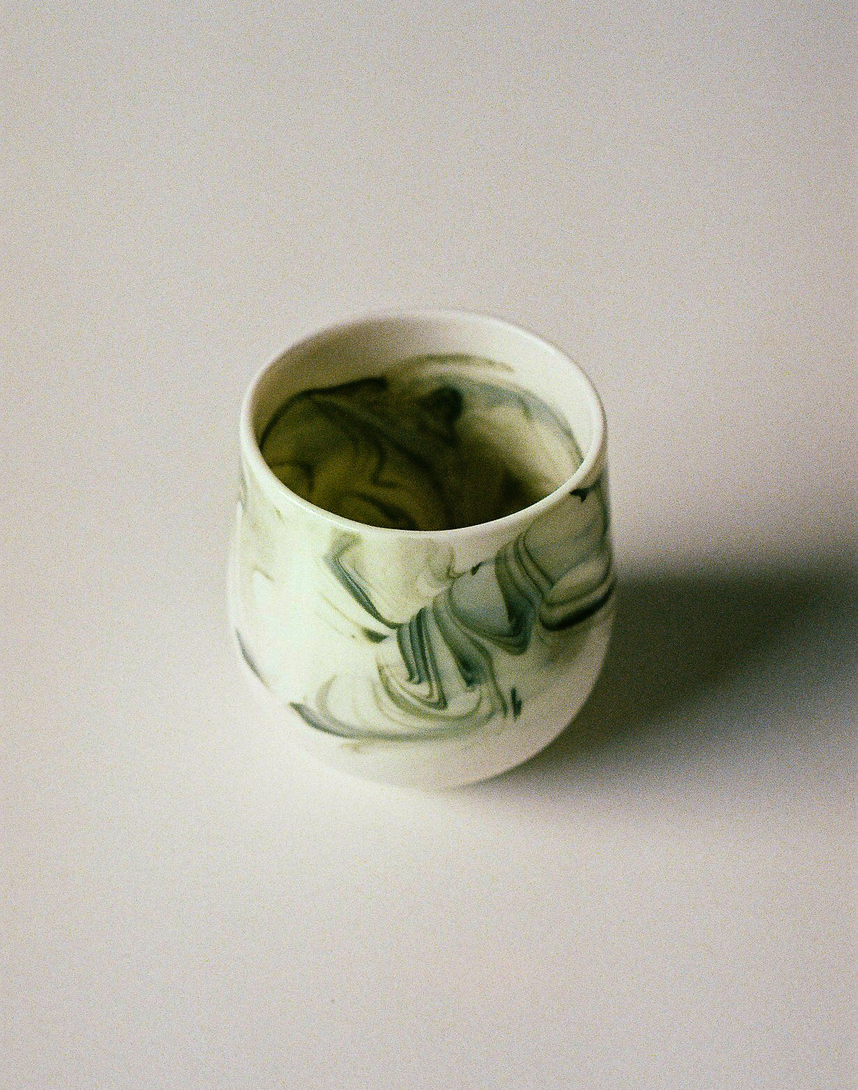 Green Marbled Kumo Cup