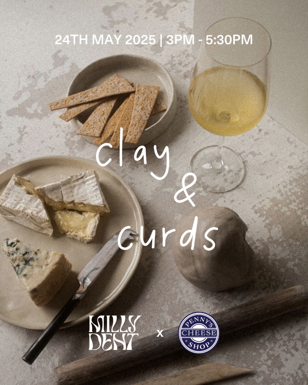 Clay & Curds: A Ceramics & Cheese Tasting Workshop