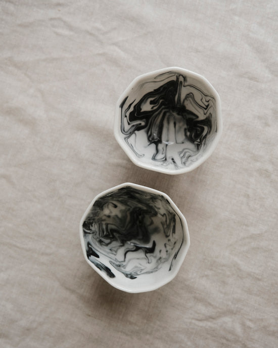 Black Marbled Gem Cup | Sale