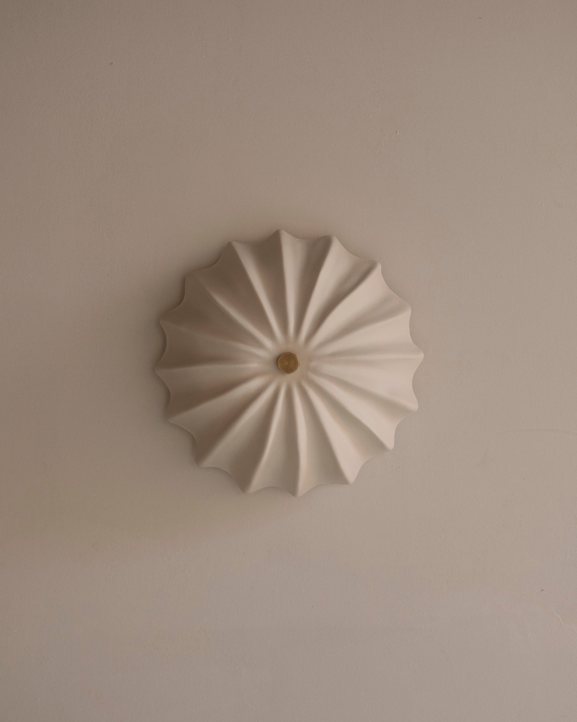Hexacorallia Sconce - Bare Porcelain