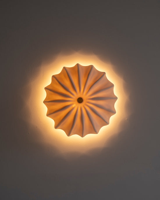 Hexacorallia Sconce - Bare Porcelain