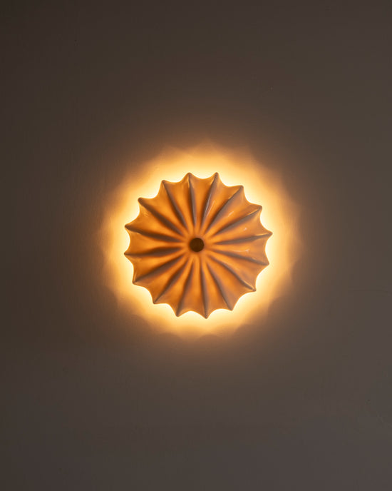 Petite Hexacorallia Sconce - Gloss Glaze