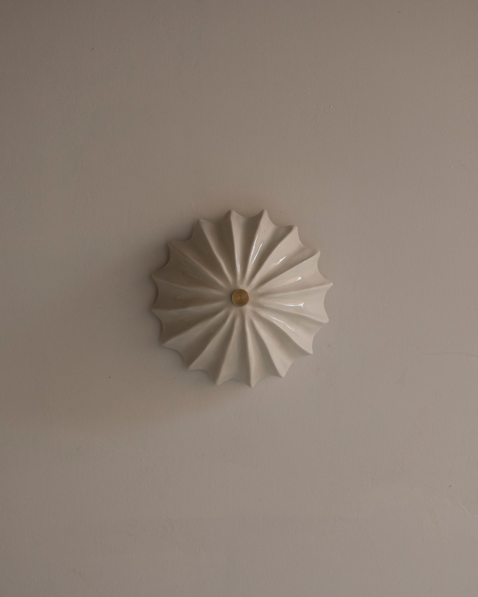 Petite Hexacorallia Sconce - Gloss Glaze