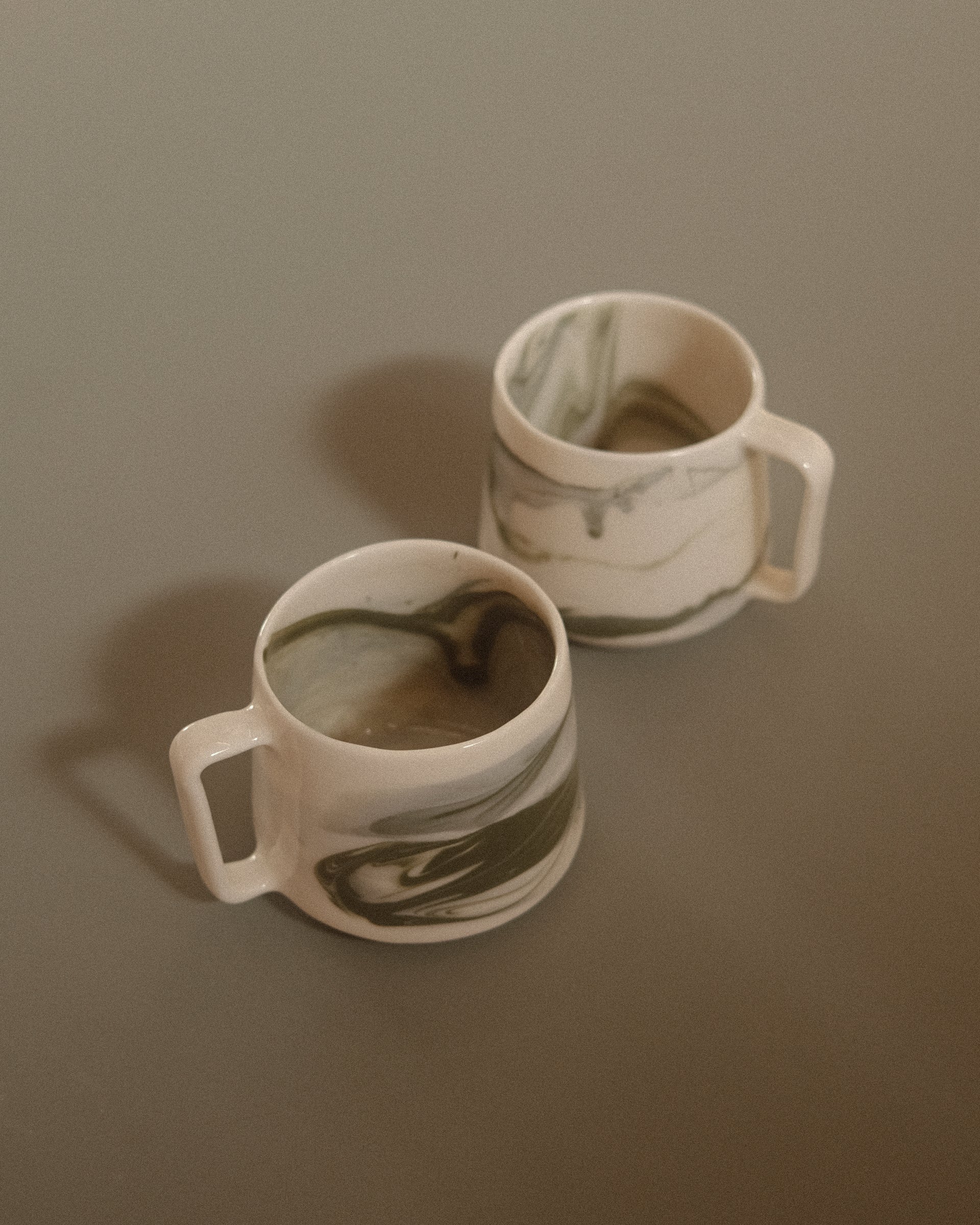 Green Marbled Forma Mug