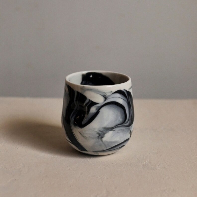 Midnight Marbled Kumo Cup