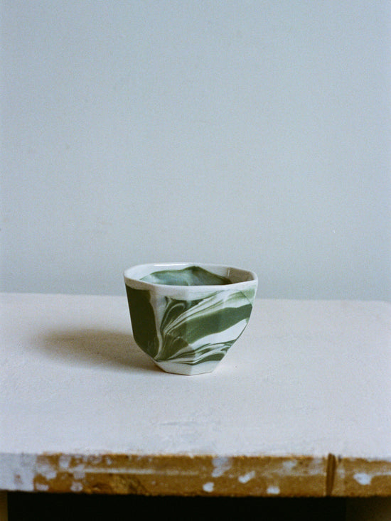 Green Marbled Gem Cup